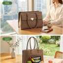 LOVEVOOK Lunch Bag for Women 17.3" Laptop Lunch Bag with Tumbler Pocket