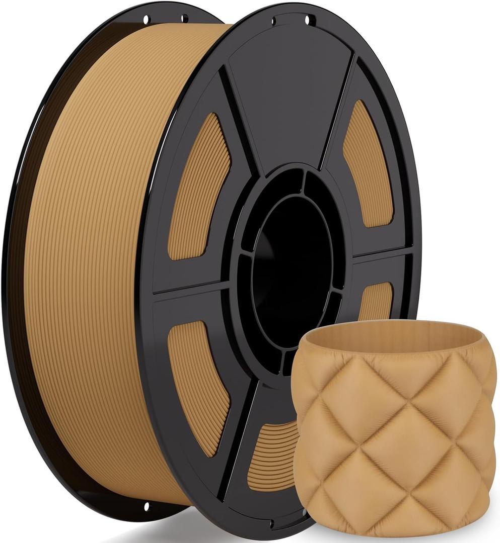 ISANMATE Matte PLA Filament 1.75mm Latte Brown PLA 30-300mm/ s 3D Printer Filament 1kg (2.2lbs) for Bambu Lab 3D Printers, AMS, AMSLite