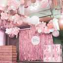 240 Pcs 2026 Graduation Bow Graduation Decorations Balloon Box with Letter 2026 Grad & So Proud of You Coquette Balloons Class of 2026 Congrats Grad Party Decorations for College High School(Pink)