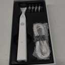 Slate Electric Flosser - Rechargeable | 3-in-1 Dentist-Invented with Reusable Floss Heads, Gum Brushes & Tongue Scraper | More Effective Than String or Water Floss (White)