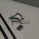 Ivilon Drapery Window Curtain Rod - End Cap Style Design 1 Inch Pole. 48 to 86 Inch Color Black