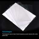 MECCANIXITY Acrylic Display Case Box Clear Dustproof Protection Showcase 16.1x14.1x4.3 Inch for Collectibles Display