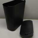 Cesun Automatic Motion Sensor Black Bathroom Trash Can with Lid, 2.6 Gallon Touchless Trash Bin, Smart Plastic Slim Garbage Can Small Wastebasket for Toilet, Office, rv, Bedroom, Living Room