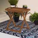 Furinno FG19557 Tioman Outdoor Hardwood Tray Table Large, Natural