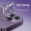 5 x NEW'C 4 Pack, 2 Pack for iPhone 14 Pro Max Screen Protector (6.7 inch) + 2 Pack Camera Lens Protector, Sensor Protection,Case Friendly Tempered Glass Film