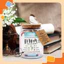 NewEleven Mothers Day Gifts For Mom, Mom Gifts From Daughters Son on Mother Birthday, Bible Jar, Christian Gift for Wife, Thank You Gift Decorative Inspirational Scripture Jar with 92 Bible Verses