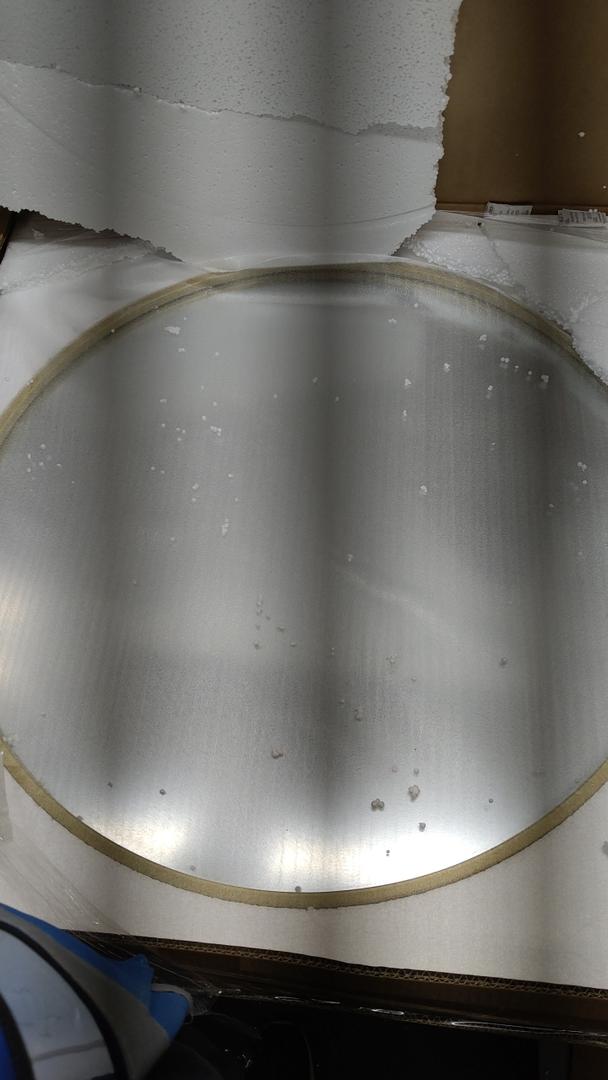 Round Golden Bathroom Mirror