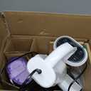 Mattress Vacuum Cleaner, Ultrasonic Bed Vacuum Cleaner with 18Kpa Strong Suction, 150F Heat & 253.7nm UV-C Light, Intelligent Dual Cup, One-Click Dust Removal for Bed, Sofa, Pet Hair, White