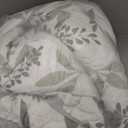 Bedsure Comforter Set Full Size - Cute Floral Bedding Comforter Set, 3 Pieces, 1 Soft Reversible Sage Green Botanical Flowers Comforter and Pillow Shams