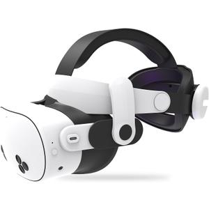 S3 Head Strap Accessories for Oculus/Meta Quest 3/3s Enhanced Support Comfort Reduce_ White_S3