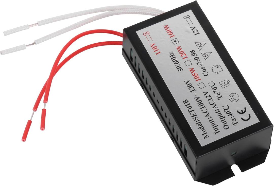 CNBTR Electronic Transformer 160 Watt Max output 110 Volt Input / 12 Volt Out Put Transformer