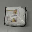 Extra Long White Shower Curtain 84 Inch Length Linen Drapes for Bathroom Decor Boho Farmhouse Water Repellent Tall Curtains 84 Inch Length Bathroom Drapes with Hooks 72x84