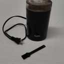 Kaffe One-Touch Coffee Grinder Electric w/Cleaning Brush (3 oz) - Coffee Grinders for Home Use - Up to 12 Cups of Coffee per Grind - Easy On/Off Coffee Bean Grinder - Black