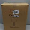 23" Ceramic Table Lamp Set of 2, 3-Way Dimmable Ceramic Table Lamp for Bedroom Farmhouse Bedside, Modern White Desk Lamps Office Reading Lamp for Living Room, Desk, End Table Lamps, LED Bulb