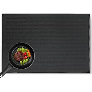 Large Induction Cooktop Protector Mat, 29 * 20.87 Inch, Stove Top Cover for Electric Stove, Silicone Stove Mat for Glass Top Stove, Glass Top Stove Cover (FM-30 Inch)