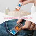 Monthly Pill Organizer 2 Times a Day, one Month Pill Box AM PM, 30 Day Pill Case Small Compartments to Hold Vitamin and Travel Medicine Organizer, 31 Day Pill Organizer, 4 Week Pill Cases Pink