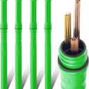 4 Pcs Welding Rod Storage 40 Inch Tig Rod Storage Canisters Welding Electrode Holder Airproof Waterproof Welding Rod Container (Green)