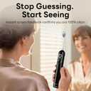 SAKYPRORAL AI Sonic Electric Toothbrush for Adults with Brushing Score & Smart Timer Display, 6-Zone Tracking, Rechargeable Whitening Brush with Soft Heads (Midnight Black)