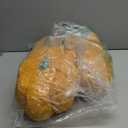 Kajaia 4 Pcs Fall Decor Thanksgiving Pumpkin Throw Pillow Fall Pillow 11 Inches 7 Inches 3D Cushion Thanksgiving Sherpa Plush Fluffy Stuffed for Autumn Christmas Home Sofa(Yellow)