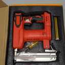 18 Gauge Brad Nailer Cordless for DE WALT 20V Battery (No Battery), 2 in 1 Staple Gun/Nail Gun Battery Powered with 2000 Nails for Wood, Drive up to 1-1/4 in Nails & Crown 7/8 in Staples, Red