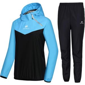 HOTSUIT Sauna Suit for Women Anti Rip Sweat Suit for Weight Loss Odorless Sauna Jacket Pant for Workout Gym, XL