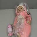 UOFTKIZ Baby Dolls - 17 Inches Real Life Girl Dolls with Soft Body, Gift for Kids 3+, Grandparents, New-Parents