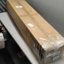 FUNDANGO Oversized Camping Chair for Adults,550lbs Heavy Duty Foldable Portable Lawn Chair with Padded Seat & Back, 4-can Cooler & Cup Holder, Carry Bag Included for Outdoor (Black/Grey) (21"D x 40.55"W x 38.6"H)