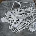 Heated Blanket Electric Blanket Full Size (84x90 inches) with 9 Heating Levels, 1-10 Hour Auto Shut Off, Machine Washable, Flannel & Sherpa Soft Warming Blanket for Couch, Bed, Office - Light Grey