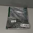 Leather 3 Ring Binder Fits 8.5"x11" Letter Size Paper, 1.5 Inch Round Ring Binder Holds 350 Sheets, Notepad Paper Cover Loose Leaf Organizer, Green Tree