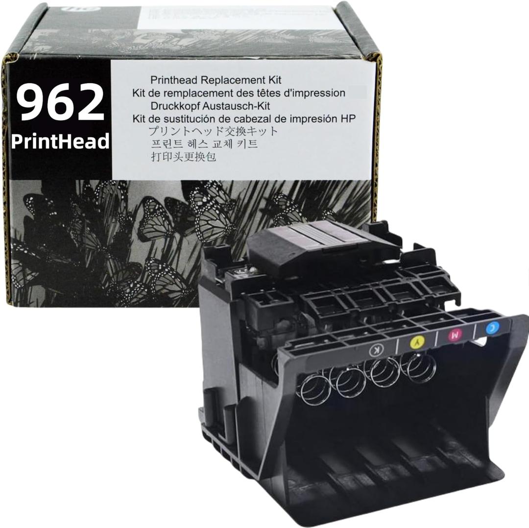 962 Printhead Replacement for HP OfficeJet Pro 9010 9012 9014 9015 9018 9019 9020 9022 9025 9028 962 Printer Head (With Chip)