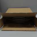 Famiware Jupiter Dinnerware Set, Plates and Bowls Dish Sets for 4 (12 Pieces), Microwave and Dishwasher Safe Stoneware Speckled Tableware, Chip and Scratch Resistant, Light Blue