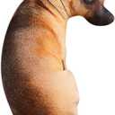 Dog Pillow 3D Simulation Dog Shaped Pillow, 19.7" Funny Shiba Inu Plush Pillow Dog Stuffed Animal Pillow Chair Cushion for Home Decor