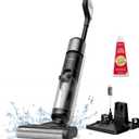 Ultenic Wet Dry Vacuum Cleaner,Cordless Vacuum Mop Combo with Self-Cleaning,Smart Mess Detection,50mins Runtime,3-in-1 Vacuum Mop for Hard Floors,Edge Cleaning,LED Display,Black,AC1 Elite