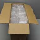 BESTSTAR 36 Pcs 12 oz Plastic Clear Ribbed Wine Glasses, Origami Ripple Disposable Champagne Glasses Elegant Whiskey Glasses Ideal for Weddings, Bars, Christmas, Halloween, Pool Party, Daily Use