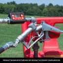 Fill-Rite TT10AN 1" 2-35 GPM(8-132 LPM) Digital In-line Turbine Meter, Aluminum, Fuel Transfer Meter,Black/Red