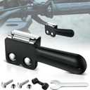 Saillong ATV Throttle Extender, Thumb Throttle Master for ATV, Clamp for Easy Installation, Provides Reliable and Comfortable Control (Black,1 Pcs)