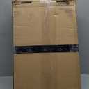 FreeStanding Dog Door for Wall, Steel Frame Large Dog Door with Telescoping Tunnel, Double Magnetic Flaps and Two Sliding Lock Panels, Easy to Install, Up to 100LBS, Gray, L