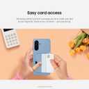 SAMSUNG Galaxy A26 5G Card Slot Case, Sleek Design, Durable Design, Black, EF-OA266TBEGUS