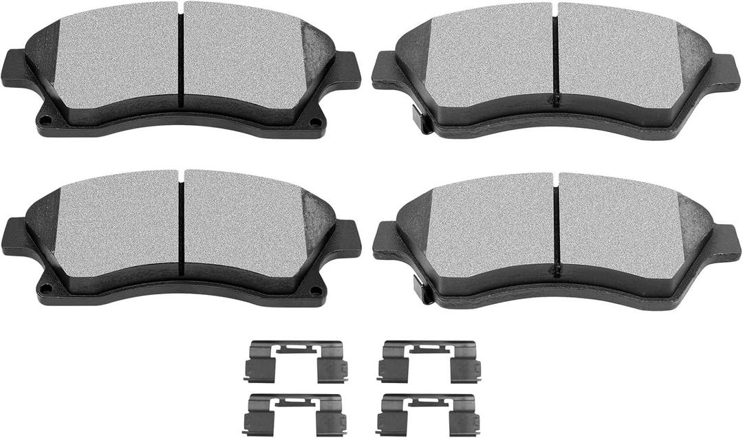SCITOO Ceramic Brake Pads, 4pcs Front Brake Pads Brakes Kits fit for 2011-2015 for Chevrolet Cruze,2016 for Chevrolet Cruze Limited,2012-2017 for Chevrolet Sonic