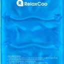 RelaxCoo Large Flexible Ice Pack for Injuries Reusable Gel, 11x14.5 Inches, Cold Compress for Hip, Shoulder, Knee, Back Pain, Swelling, Bruises, Surgery