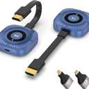 Wireless HDMI Transmitter and Receiver 4K Decode 165FT/50M, HDMI Wireless Transmitter and Receiver Native 1080P Output Video and Audio to Monitor/TV/Projector from Laptop/TV Box Inalambrico