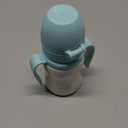 GROSMIMI Insulated 316 Stainless Steel Spill Proof Straw Cup, Water bottle with Flip Top for Toddlers, BPA Free (air balloon, 6oz)