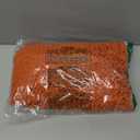 FLOLEOPA Luxury Chenille Burnt Orange Bathroom Rugs Bath Mats Sets, Extra Soft and Absorbent Bathroom Rugs Non Skid Machine Wash Dry Bath Mats（47"x17" Plus 17"x24"）