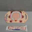 BATYUE iPad 9.7 inch Case for iPad 6th Gen 2018/ iPad 5th Gen 2017, iPad Air 2/ iPad Pro 9.7'', Protective Cover with Pencil Holder & Kickstand & Shoulder Strap, Cute Cat Case for Kids (Pink)