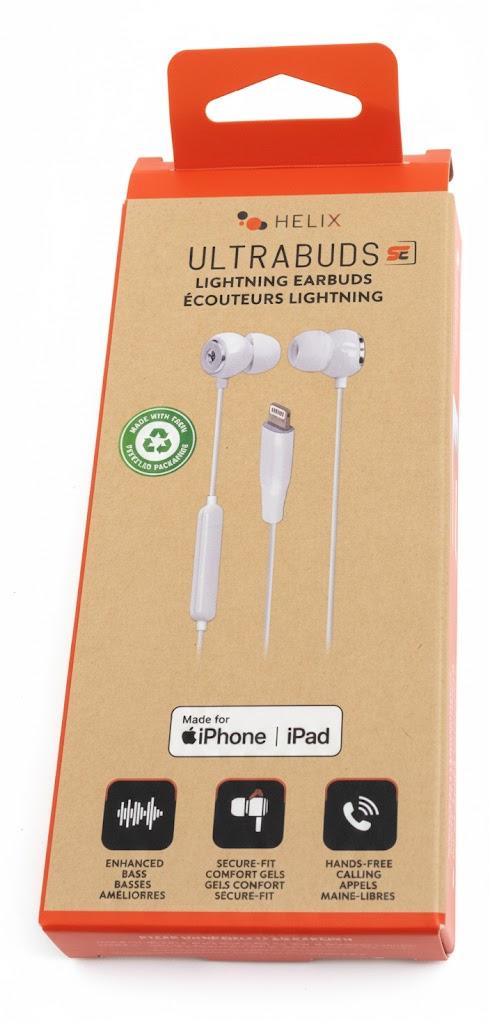 Helix Lightning Earbuds White