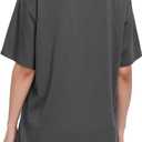 Womens Oversized Tshirt Graphic Tees Crew Neck Summer Short Sleeve Loose Fit Tops (A-Starry Night Grey, M)