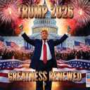Greatness President Trump Calendar 2026 Wall Donald Trump Gifts | American Made In The USA