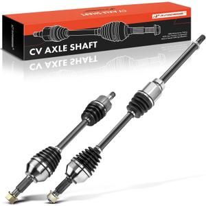 A-Premium Pair (2) Front CV Axle Shaft Assembly Compatible with Nissan Altima 2007-2013 2.5L Automatic CVT Trans, Rogue 2008-2013 FWD, Rogue Select 2014-2015 FWD, Driver and Passenger Side