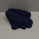 JQinHome 4 Pcs Dining Chair Slipcover, High Stretch Removable Washable Chair Seat Protector Cover for Home Party Hotel Wedding Ceremony (Navy Blue)