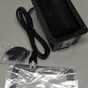 Pop Up Outlet for Countertop with 20W USB C, Pop up Power Outlet with 15W Wireless Charging, 2 AC Outlets and 18W USB A Ports, Recessed Power Strip with 6FT Cords for Office, Conference, Bedroom,Black